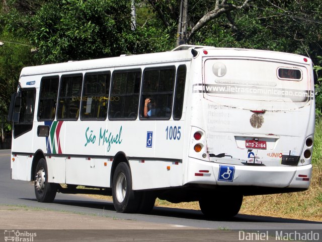 Transportes Urbanos São Miguel de Ilhéus 1005 na cidade de Ilhéus, Bahia, Brasil, por Daniel  Machado. Número da foto: #3698951.