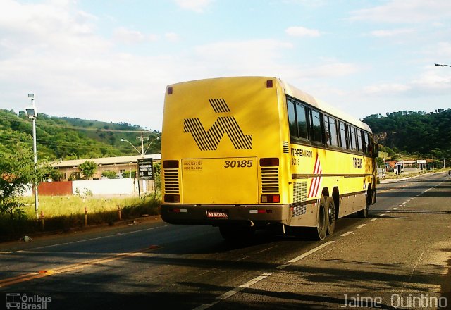 Viação Itapemirim 30185 na cidade de Governador Valadares, Minas Gerais, Brasil, por Jaime  Quintino. ID da foto: 3699600.