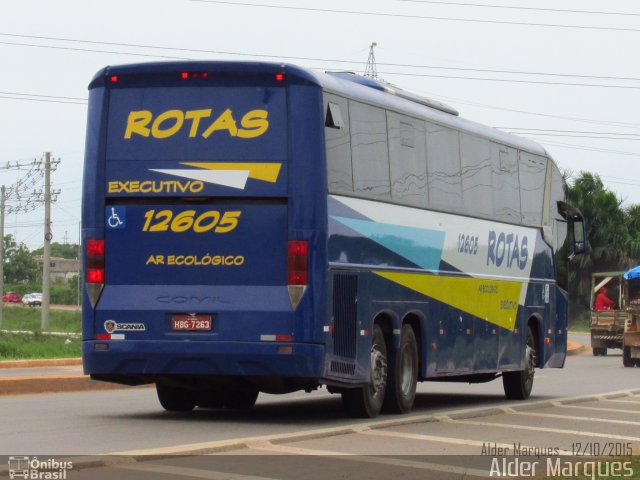 RodeRotas - Rotas de Viação do Triângulo 12605 na cidade de Rio Branco, Acre, Brasil, por Alder Marques. Número da foto: #3700365.