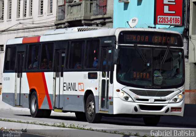 Evanil Transportes e Turismo RJ 132.008 na cidade de Rio de Janeiro, Rio de Janeiro, Brasil, por Gabriel Batista. ID da foto: 3700060.