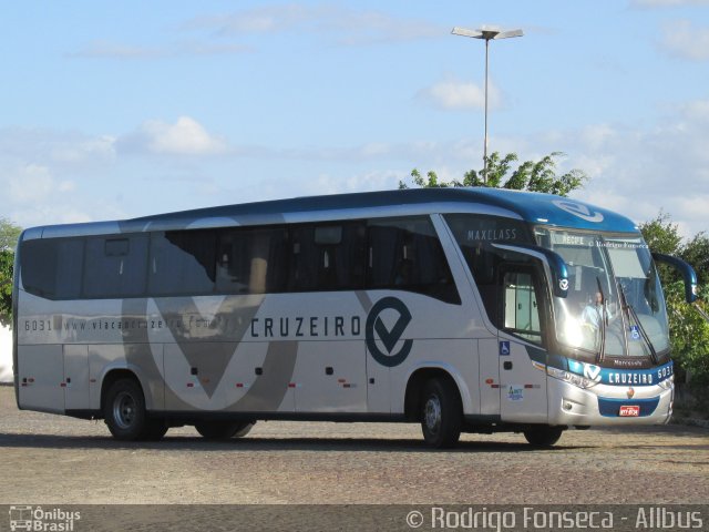 Viação Cruzeiro 6031 na cidade de Palmeira dos Índios, Alagoas, Brasil, por Rodrigo Fonseca. Número da foto: #3699212.