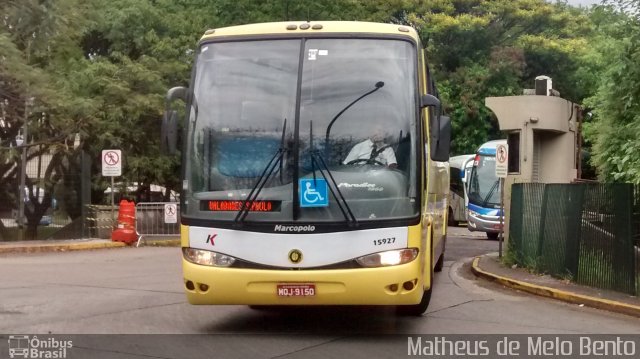 Kaissara - Viação Caiçara 15927 na cidade de São Paulo, São Paulo, Brasil, por Matheus de Melo Bento. ID da foto: 3700294.