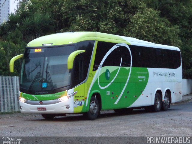 Expresso Princesa dos Campos 6054 na cidade de Curitiba, Paraná, Brasil, por Alexandre Rodrigo. ID da foto: 3699496.