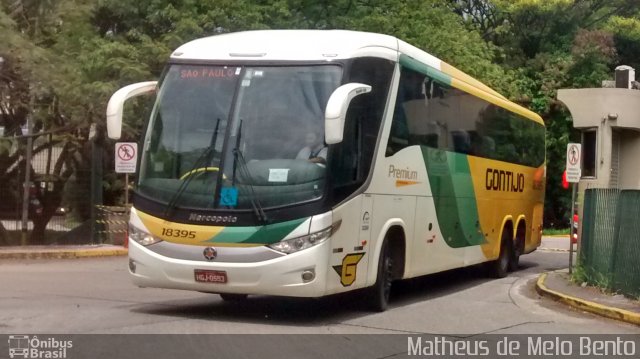 Empresa Gontijo de Transportes 18395 na cidade de São Paulo, São Paulo, Brasil, por Matheus de Melo Bento. ID da foto: 3700262.