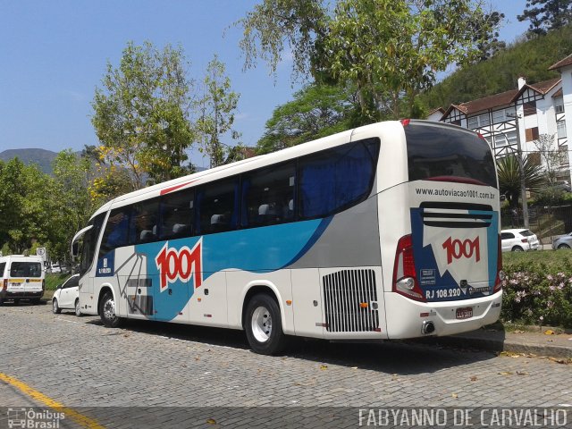 Auto Viação 1001 RJ 108.220 na cidade de Petrópolis, Rio de Janeiro, Brasil, por Fabiano Magalhaes. Número da foto: #3699357.