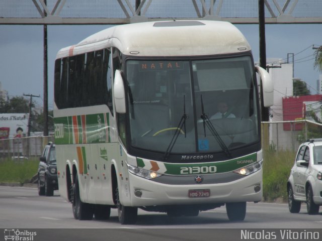 Cia. São Geraldo de Viação 21300 na cidade de Parnamirim, Rio Grande do Norte, Brasil, por Nícolas Vitorino Lopes. ID da foto: 3699937.