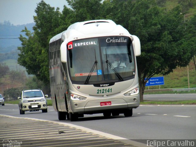 Expresso Cristália 212141 na cidade de Atibaia, São Paulo, Brasil, por Felipe Carvalho. Número da foto: #3699848.
