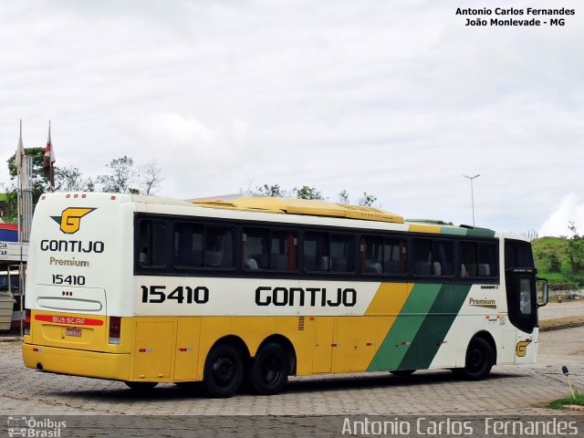 Empresa Gontijo de Transportes 15410 na cidade de João Monlevade, Minas Gerais, Brasil, por Antonio Carlos Fernandes. ID da foto: 3700685.