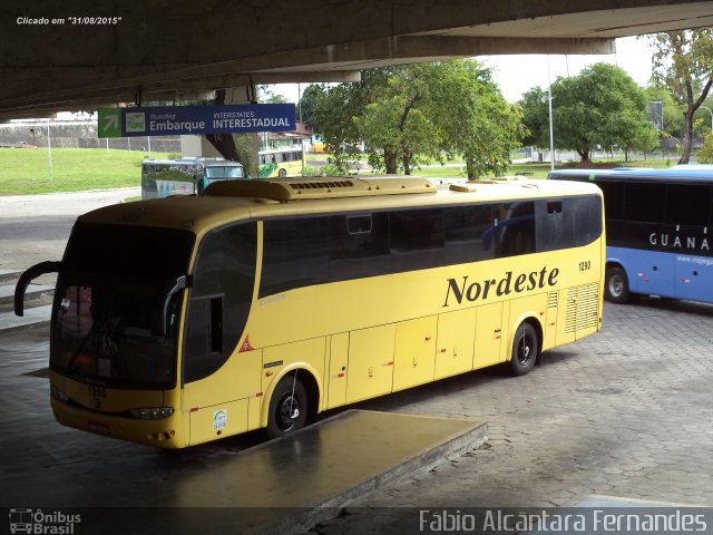Viação Nordeste 1290 na cidade de João Pessoa, Paraíba, Brasil, por Fábio Alcântara Fernandes. Número da foto: #3701129.
