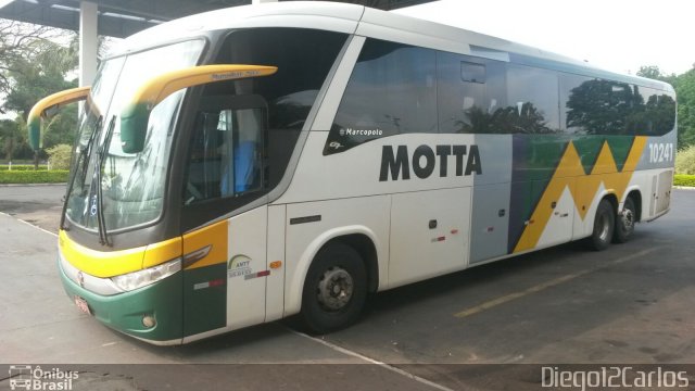 Viação Motta 10241 na cidade de São José do Rio Preto, São Paulo, Brasil, por Diego Carlos Oliveira. Número da foto: #3701772.