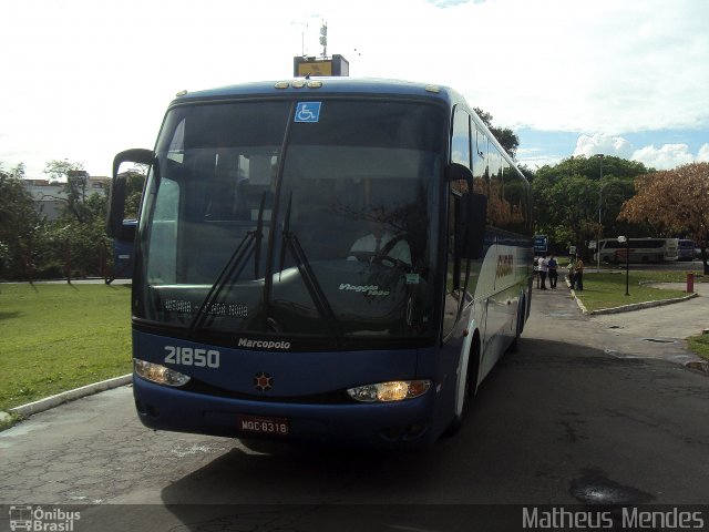 Viação Águia Branca 21850 na cidade de Vitória, Espírito Santo, Brasil, por Matheus Mendes. Número da foto: #3701276.