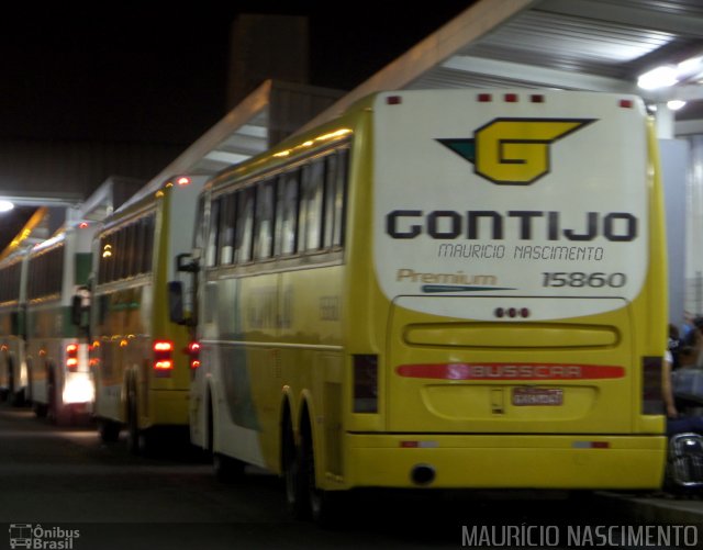 Empresa Gontijo de Transportes 15860 na cidade de Belo Horizonte, Minas Gerais, Brasil, por Maurício Nascimento. ID da foto: 3702565.