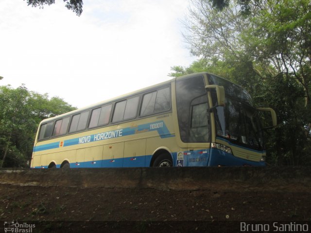 Viação Novo Horizonte 1100011 na cidade de São Paulo, São Paulo, Brasil, por Bruno Santino. Número da foto: #3700956.