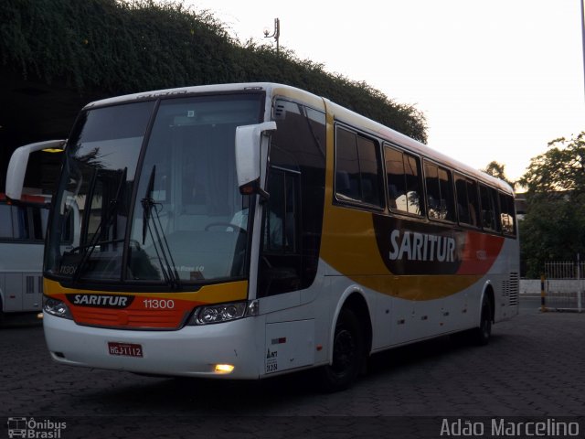 Saritur - Santa Rita Transporte Urbano e Rodoviário 11300 na cidade de Belo Horizonte, Minas Gerais, Brasil, por Adão Raimundo Marcelino. ID da foto: 3702265.