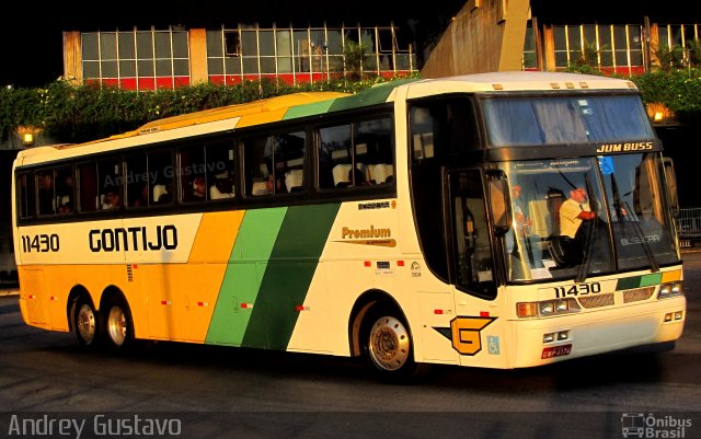 Empresa Gontijo de Transportes 11430 na cidade de Belo Horizonte, Minas Gerais, Brasil, por Andrey Gustavo. ID da foto: 3702300.