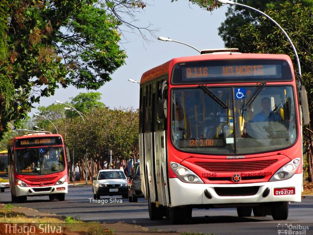 Viação Piracicabana Distrito Federal 113549 na cidade de Brasília, Distrito Federal, Brasil, por Thiago Silva . Número da foto: #3702173.