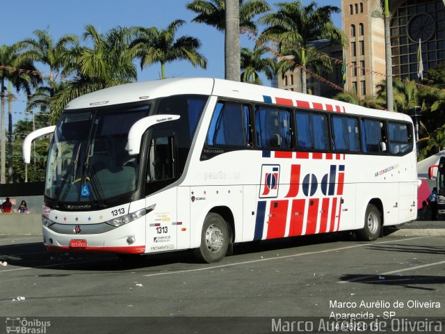 Jodi Itapeva Transportes 1313 na cidade de Aparecida, São Paulo, Brasil, por Marco Aurélio de Oliveira. ID da foto: 3704738.