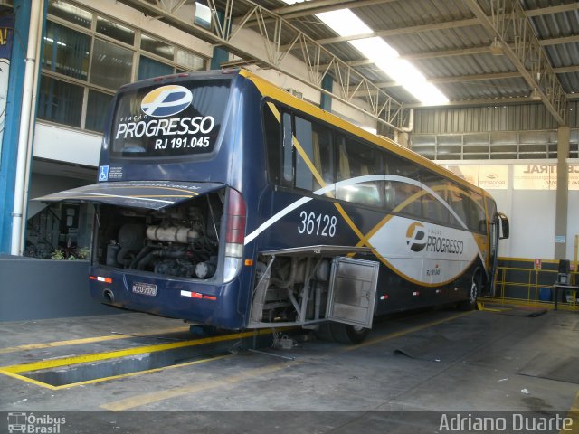 Viação Progresso 36128 na cidade de Três Rios, Rio de Janeiro, Brasil, por Adriano Duarte. Número da foto: #3703756.