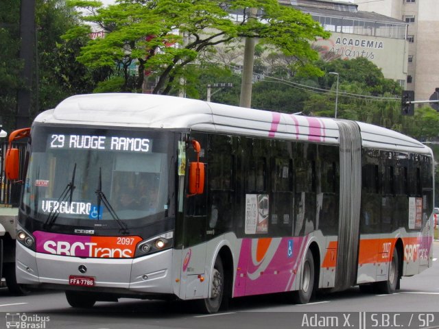 SBC Trans 2097 na cidade de São Bernardo do Campo, São Paulo, Brasil, por Adam Xavier Rodrigues Lima. Número da foto: #3703254.