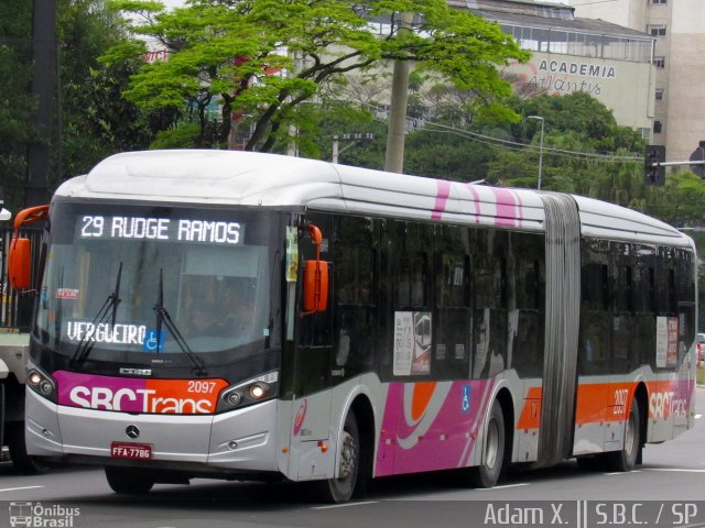 SBC Trans 2097 na cidade de São Bernardo do Campo, São Paulo, Brasil, por Adam Xavier Rodrigues Lima. ID da foto: 3703254.