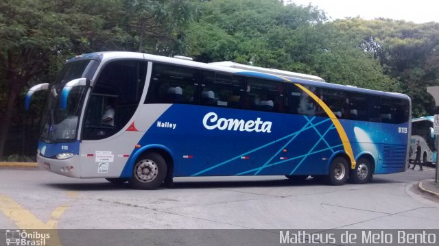 Viação Cometa 8113 na cidade de São Paulo, São Paulo, Brasil, por Matheus de Melo Bento. ID da foto: 3704238.