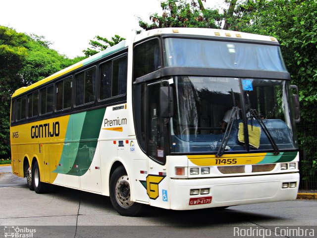 Empresa Gontijo de Transportes 11455 na cidade de São Paulo, São Paulo, Brasil, por Rodrigo Coimbra. ID da foto: 3704599.