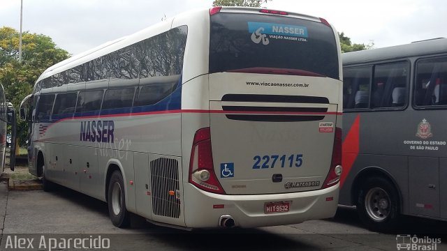 Viação Nasser 227115 na cidade de São Paulo, São Paulo, Brasil, por Alex Aparecido. Número da foto: #3703046.