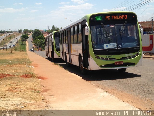 Rápido Araguaia 50145 na cidade de Goianira, Goiás, Brasil, por Lyanderson Silva. ID da foto: 3705007.