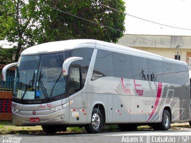 Expresso Line Tour 1502 na cidade de Cubatão, São Paulo, Brasil, por Adam Xavier Rodrigues Lima. Número da foto: #3705733.
