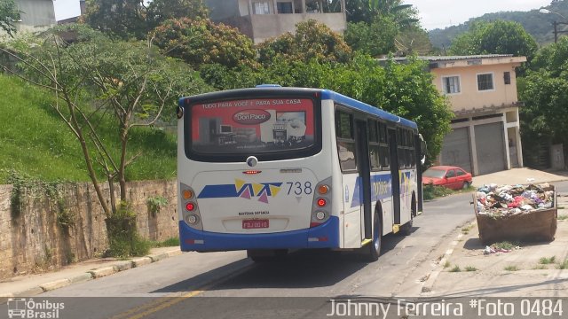 Auto Ônibus Moratense 738 na cidade de Francisco Morato, São Paulo, Brasil, por Johnny Ferreira. Número da foto: #3706421.