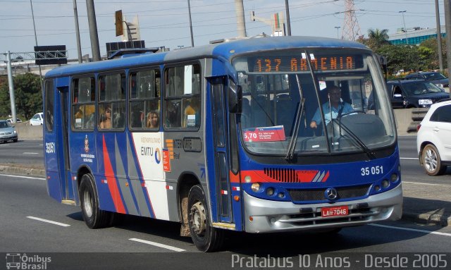 Real Transportes Metropolitanos 35.051 na cidade de São Paulo, São Paulo, Brasil, por Cristiano Soares da Silva. ID da foto: 3706006.