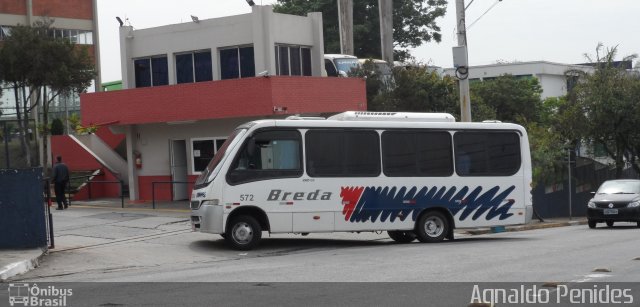 Breda Transportes e Serviços 572 na cidade de São Bernardo do Campo, São Paulo, Brasil, por Agnaldo Penides. Número da foto: #3705072.