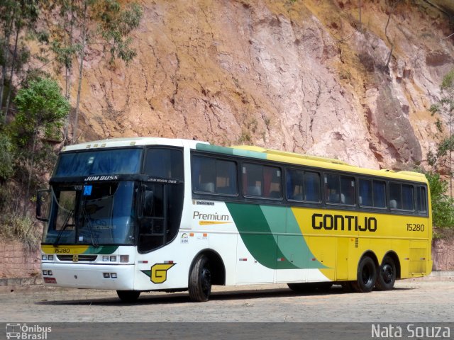 Empresa Gontijo de Transportes 15280 na cidade de Viana, Espírito Santo, Brasil, por Natã  Souza. Número da foto: #3706558.