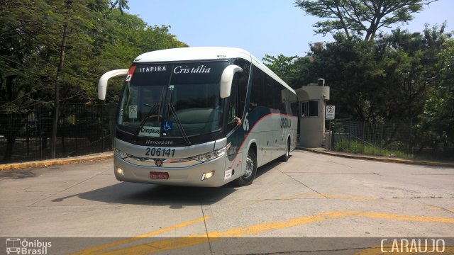 Expresso Cristália 206141 na cidade de São Paulo, São Paulo, Brasil, por Cainã Marcos de Araujo. Número da foto: #3705249.