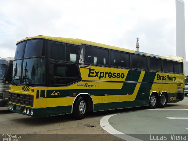 Expresso Brasileiro 5002 na cidade de São Paulo, São Paulo, Brasil, por Lucas Vieira. Número da foto: #3706311.