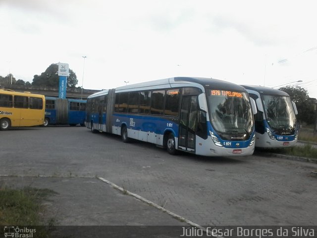 Cidade Alta Transportes 1101 na cidade de Paulista, Pernambuco, Brasil, por Júlio César Borges da Silva. Número da foto: #3705317.
