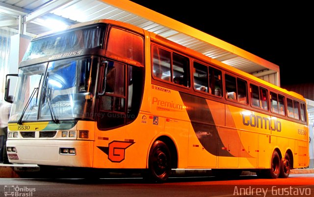 Empresa Gontijo de Transportes 15530 na cidade de Belo Horizonte, Minas Gerais, Brasil, por Andrey Gustavo. ID da foto: 3707630.