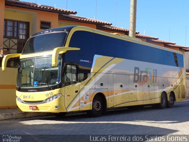 Brasil Turismo e Fretamento 1010 na cidade de Porto Seguro, Bahia, Brasil, por Lucas Ferreira dos Santos Gomes. ID da foto: 3709000.