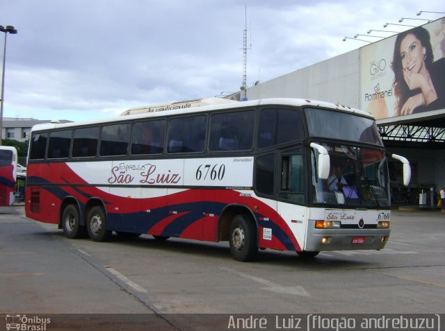 Expresso São Luiz 6760 na cidade de Goiânia, Goiás, Brasil, por André  Luiz. Número da foto: #3708804.