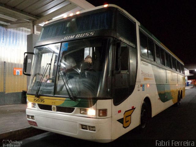 Empresa Gontijo de Transportes 15635 na cidade de Belo Horizonte, Minas Gerais, Brasil, por Fabri Ferreira. ID da foto: 3709110.