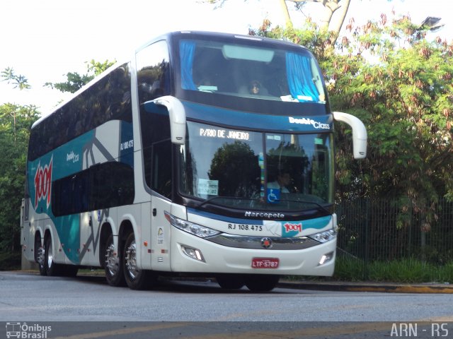 Auto Viação 1001 RJ 108.475 na cidade de São Paulo, São Paulo, Brasil, por Alexandre Rodrigo. Número da foto: #3708893.