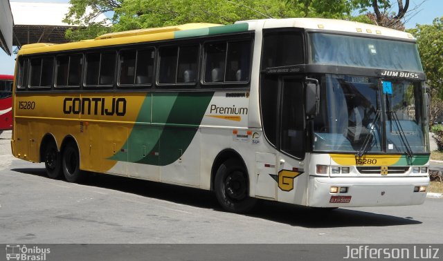 Empresa Gontijo de Transportes 15280 na cidade de Vitória, Espírito Santo, Brasil, por J.  Luiz. Número da foto: #3707677.