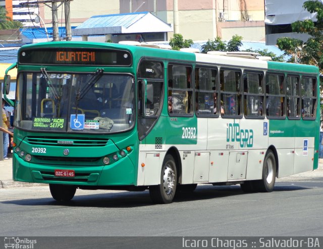 OT Trans - Ótima Salvador Transportes 20392 na cidade de Salvador, Bahia, Brasil, por Ícaro Chagas. ID da foto: 3708627.