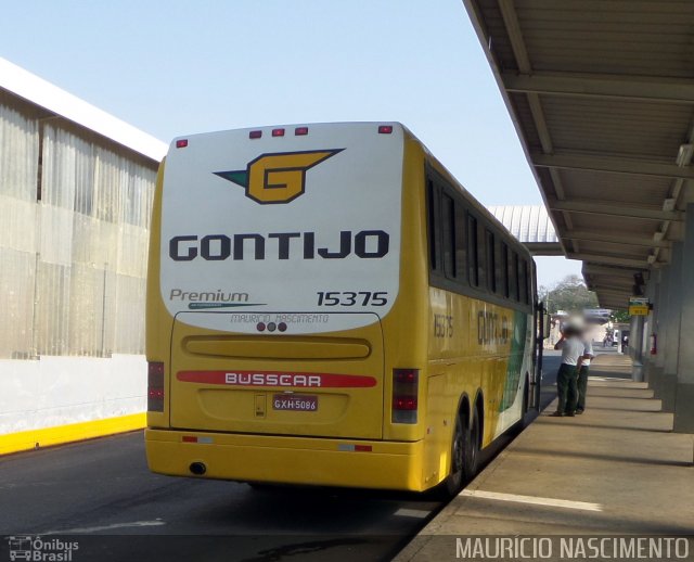 Empresa Gontijo de Transportes 15375 na cidade de Belo Horizonte, Minas Gerais, Brasil, por Maurício Nascimento. ID da foto: 3708868.