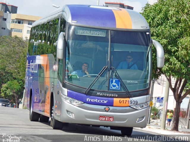 Fretcar 939 na cidade de Fortaleza, Ceará, Brasil, por Amós  Mattos. Número da foto: #3710766.
