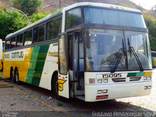 Empresa Gontijo de Transportes 15095 na cidade de Belo Horizonte, Minas Gerais, Brasil, por Gustavo Hestereque Silva. ID da foto: 3709980.