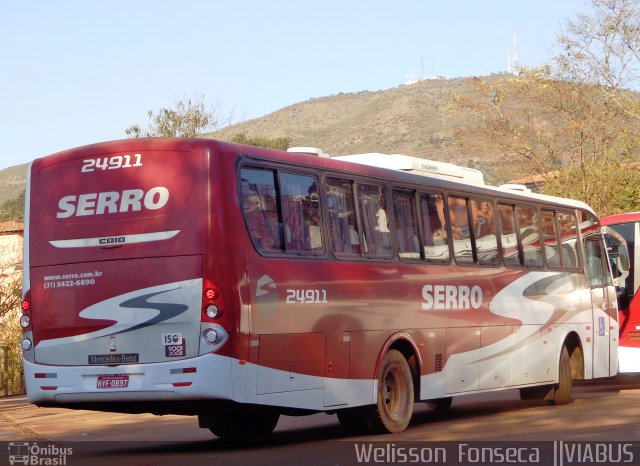 Viação Serro 24911 na cidade de Conceição do Mato Dentro, Minas Gerais, Brasil, por Welisson  Oliveira. Número da foto: #3710730.