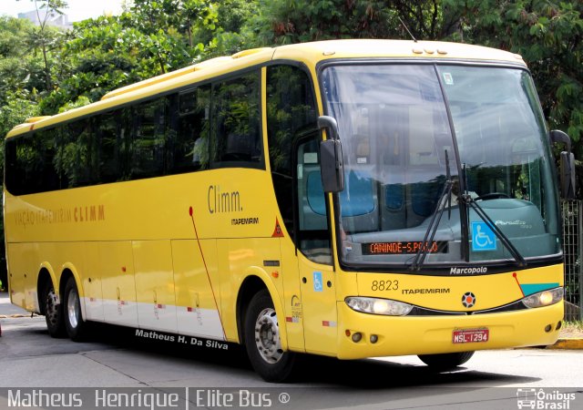 Viação Itapemirim 8823 na cidade de São Paulo, São Paulo, Brasil, por Matheus Henrique. Número da foto: #3709772.