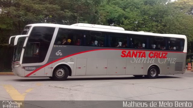 Viação Santa Cruz 203080 na cidade de São Paulo, São Paulo, Brasil, por Matheus de Melo Bento. Número da foto: #3709746.