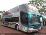 Viação Garcia 7996 na cidade de Foz do Iguaçu, Paraná, Brasil, por Carlos Kircheim. Número da foto: #:id.